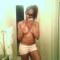 Ebony slut showing sexy body