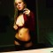 blonde bitch in red